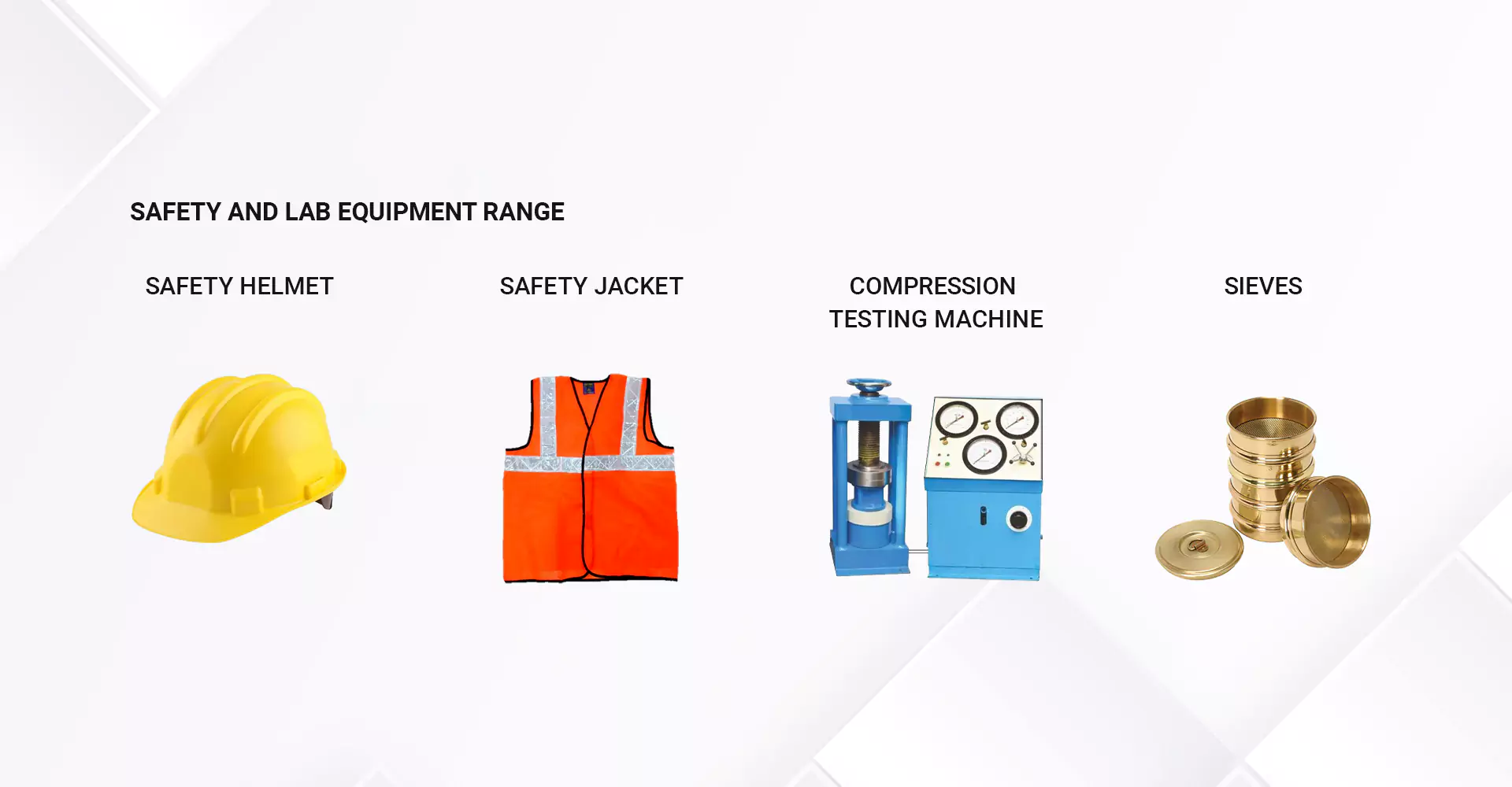 SAFETY AND LAB EQUIPMENT RANGE